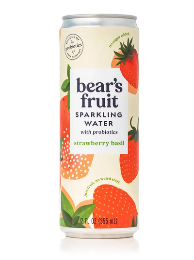 Bear's Fruit Probiotic Sparkling Water